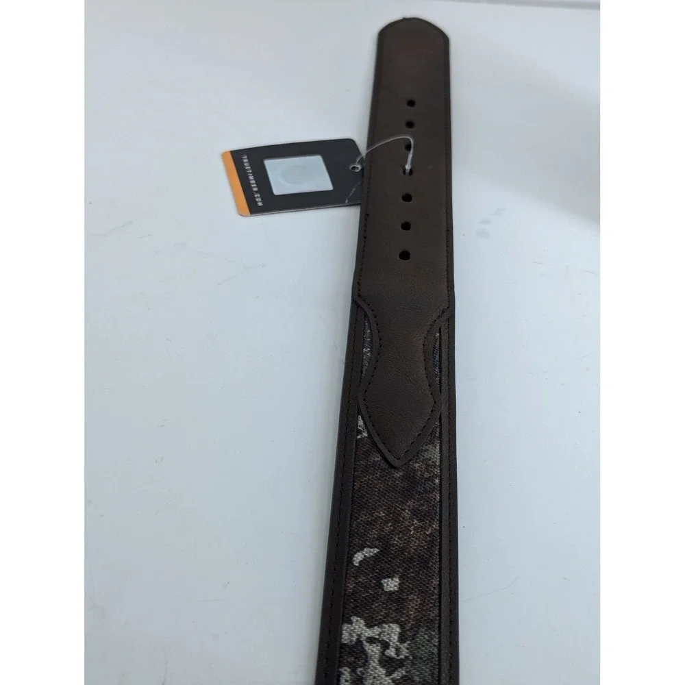 RedHead Mens TrueTimber Strata Camo Leather Lined Belt Brown Size 34 5803500